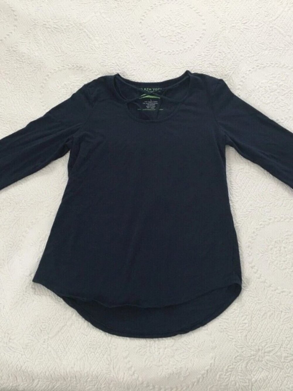 Earth Yoga Blue Long Sleeve Shirt